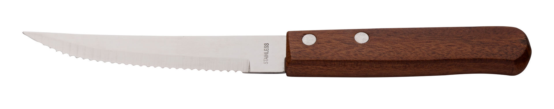 Wooden Handle Steak Knife - F10613-000000-B01012 (Pack of 12)